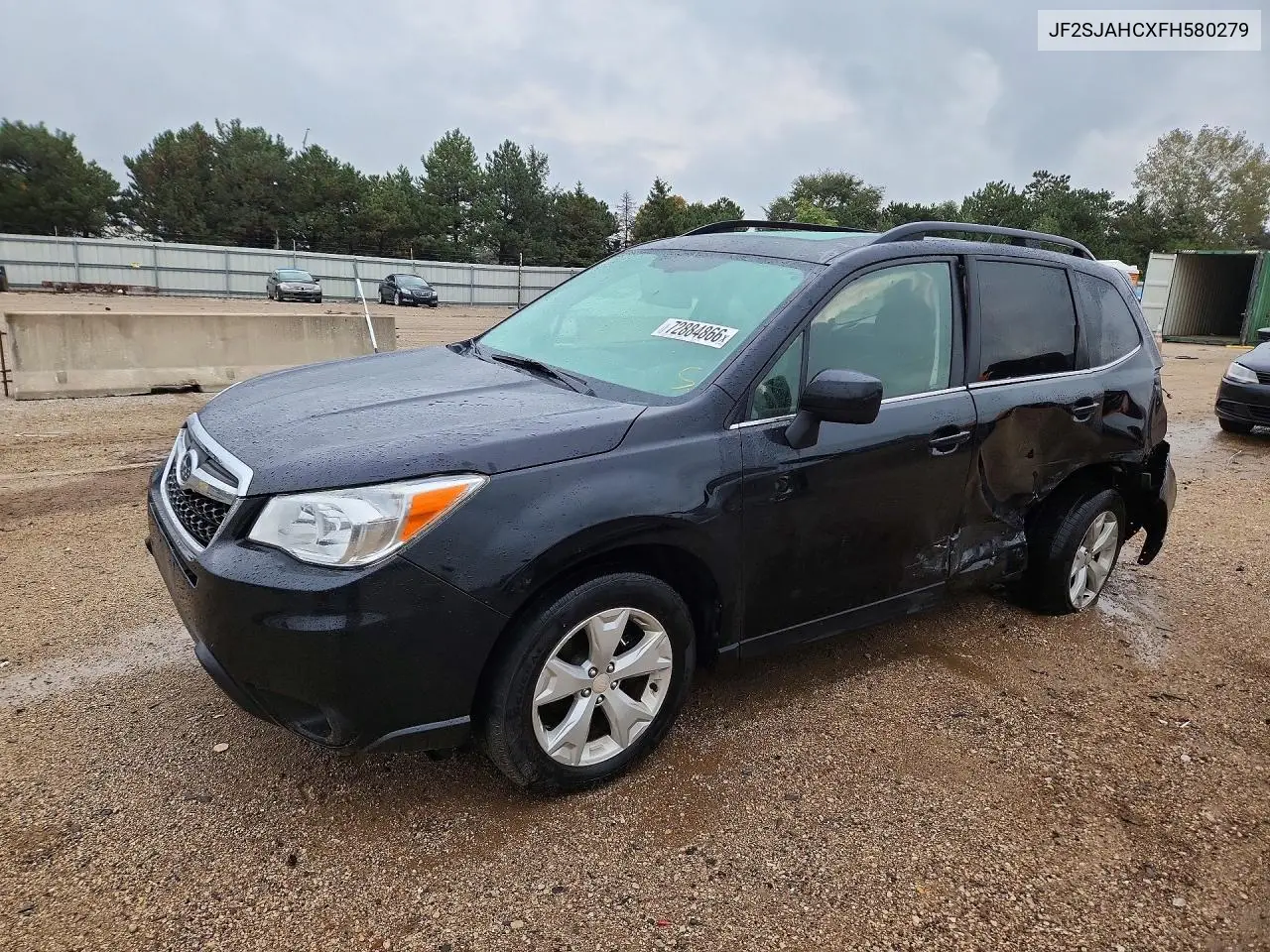 SUBARU FORESTER 2015, VIN JF2SJAHCXFH580279