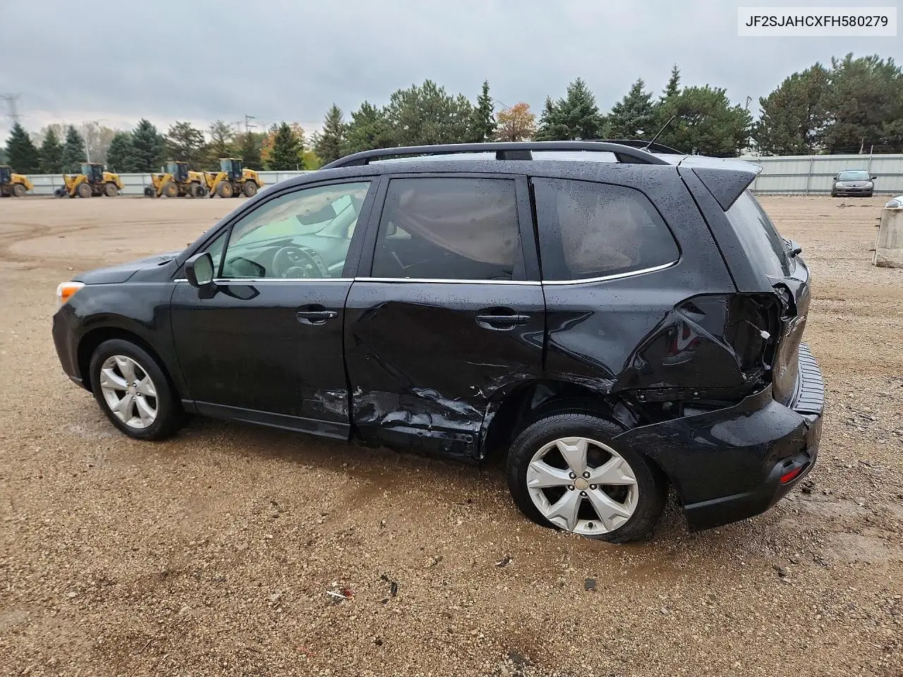 2015 SUBARU FORESTER VIN JF2SJAHCXFH580279 — фото 2