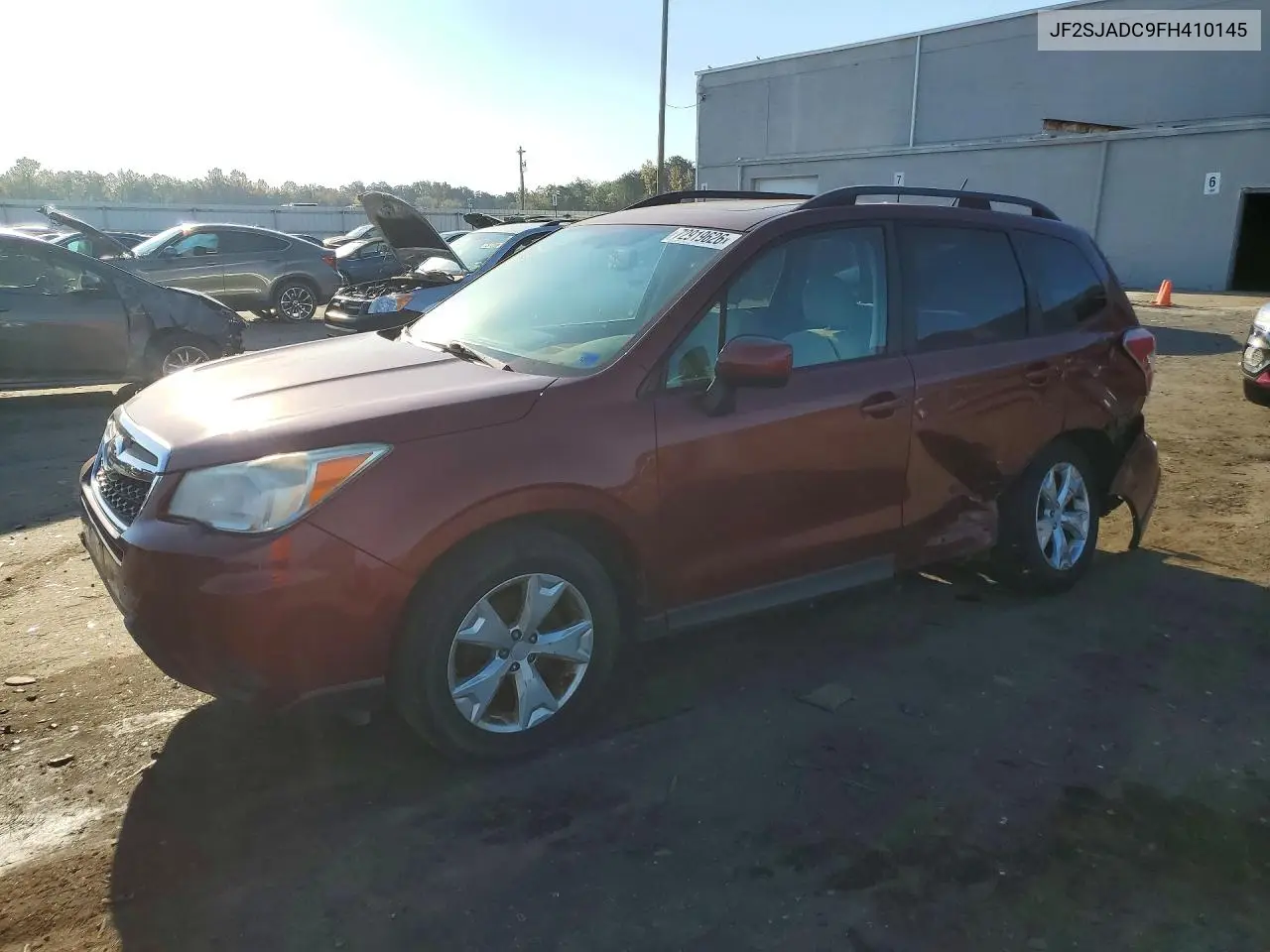 SUBARU FORESTER 2015, VIN JF2SJADC9FH410145