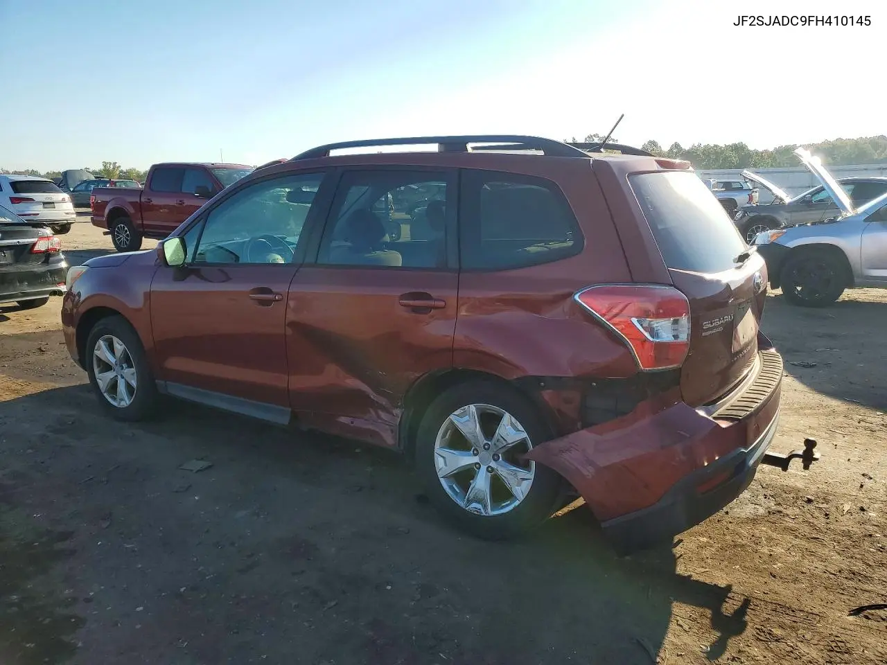 2015 SUBARU FORESTER VIN JF2SJADC9FH410145 — фото 2