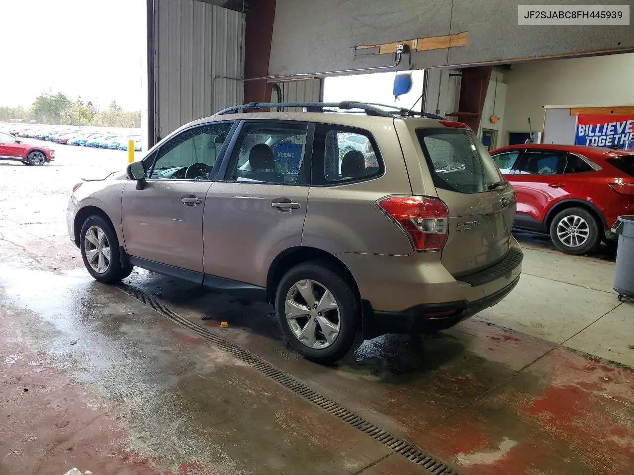 2015 SUBARU FORESTER VIN JF2SJABC8FH445939 — фото 2