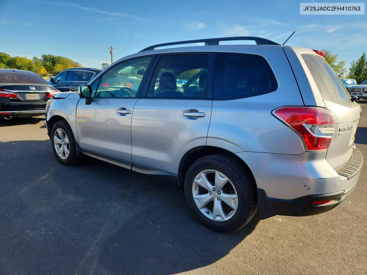 2015 SUBARU FORESTER VIN JF2SJADC2FH410763 — фото 2