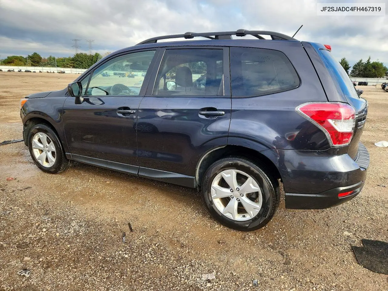 2015 SUBARU FORESTER VIN JF2SJADC4FH467319 — фото 2
