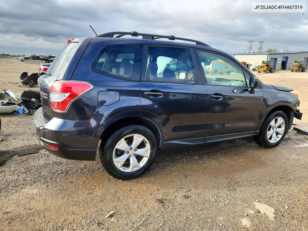 2015 SUBARU FORESTER VIN JF2SJADC4FH467319 — фото 3