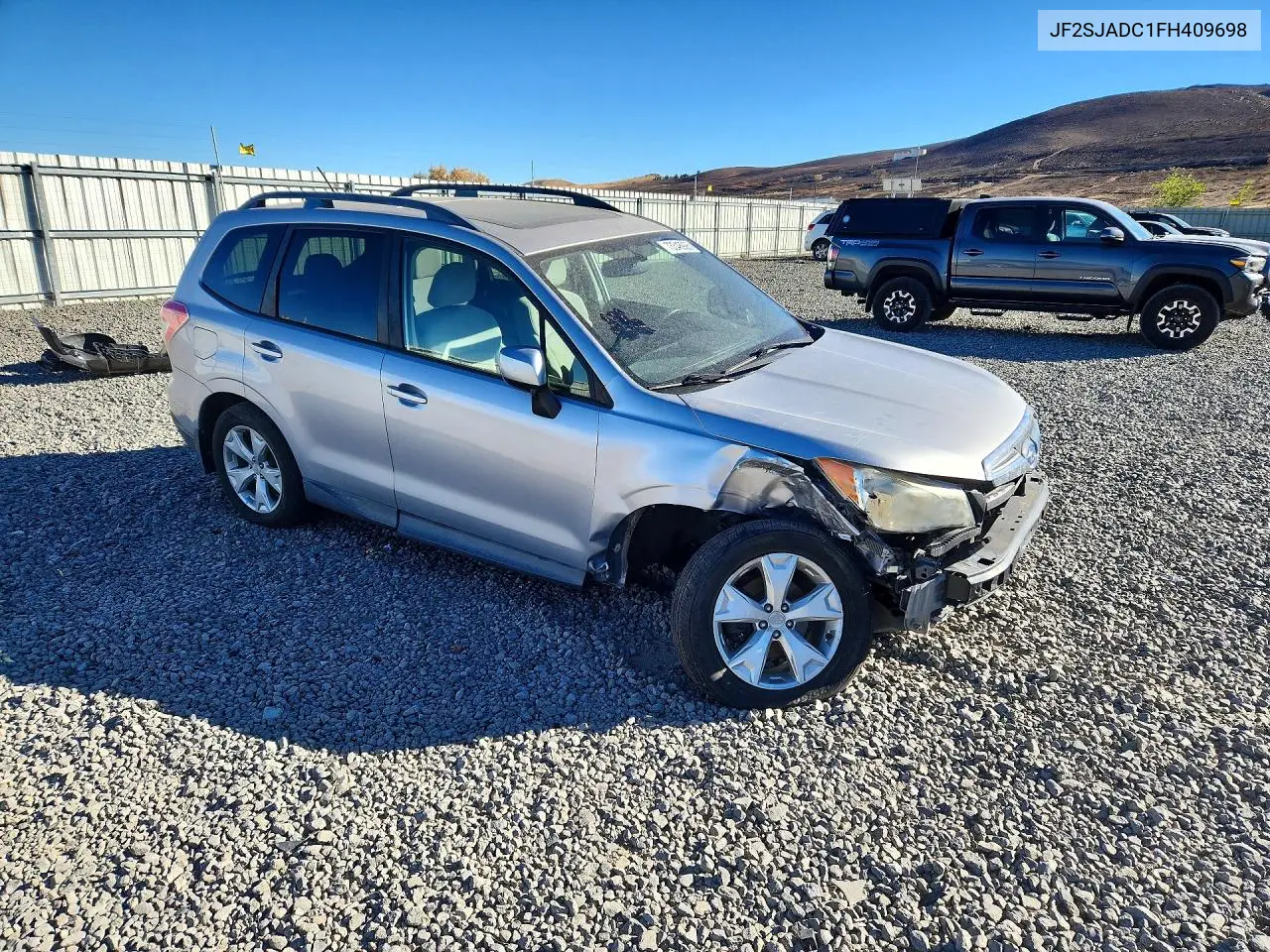 2015 SUBARU FORESTER VIN JF2SJADC1FH409698 — фото 4