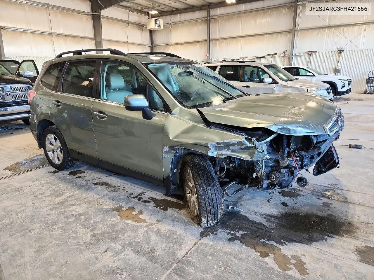 2015 SUBARU FORESTER VIN JF2SJARC3FH421666 — фото 4