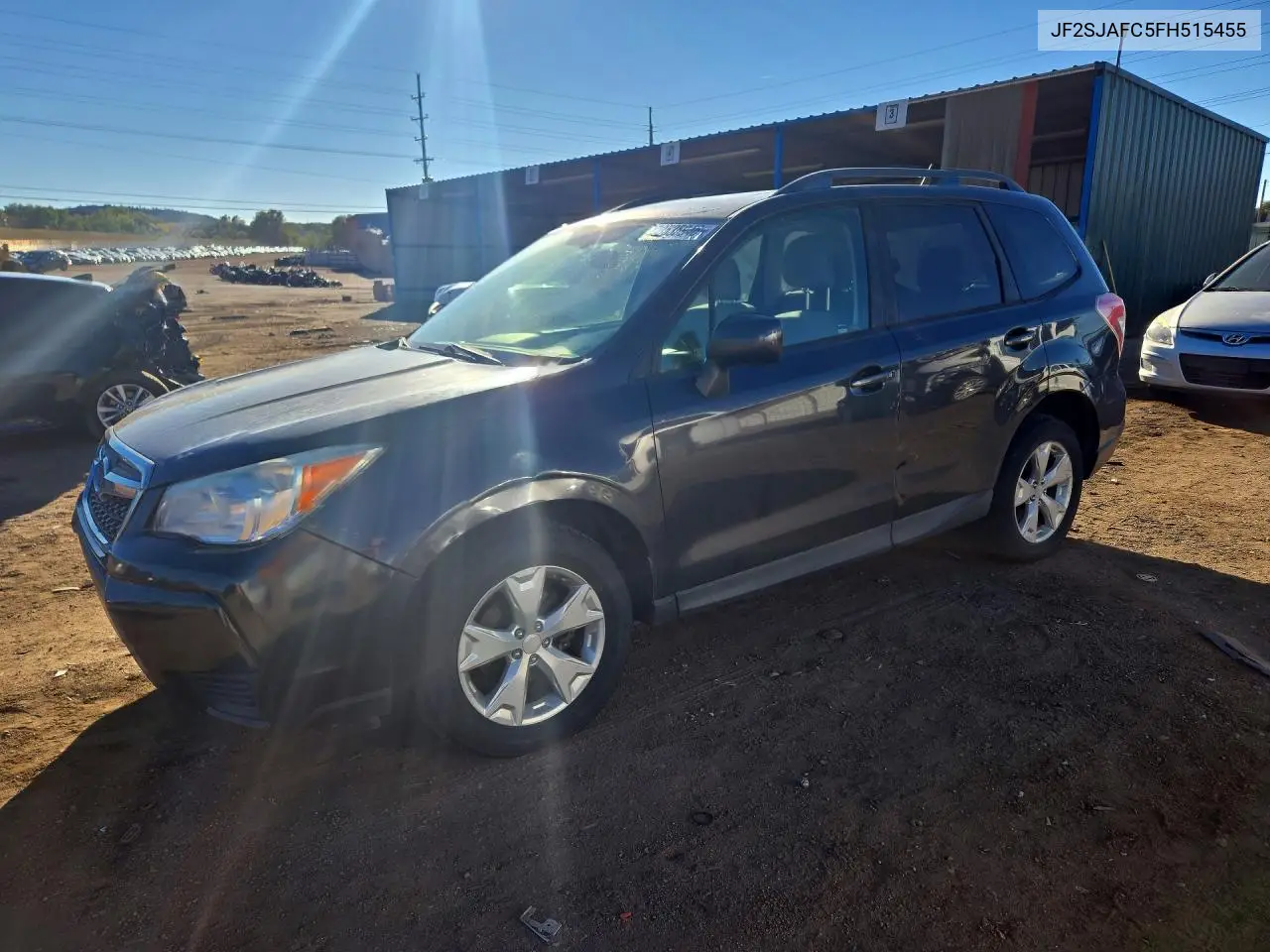 SUBARU FORESTER 2015, VIN JF2SJAFC5FH515455