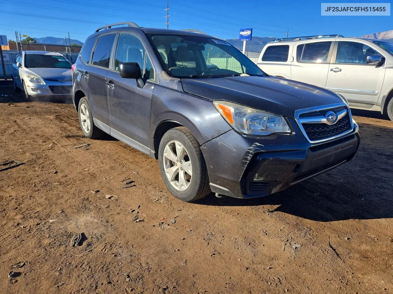 2015 SUBARU FORESTER VIN JF2SJAFC5FH515455 — фото 4