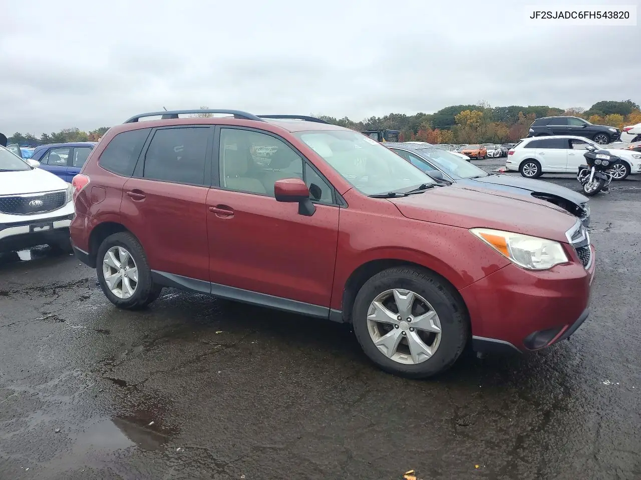 2015 SUBARU FORESTER VIN JF2SJADC6FH543820 — фото 4