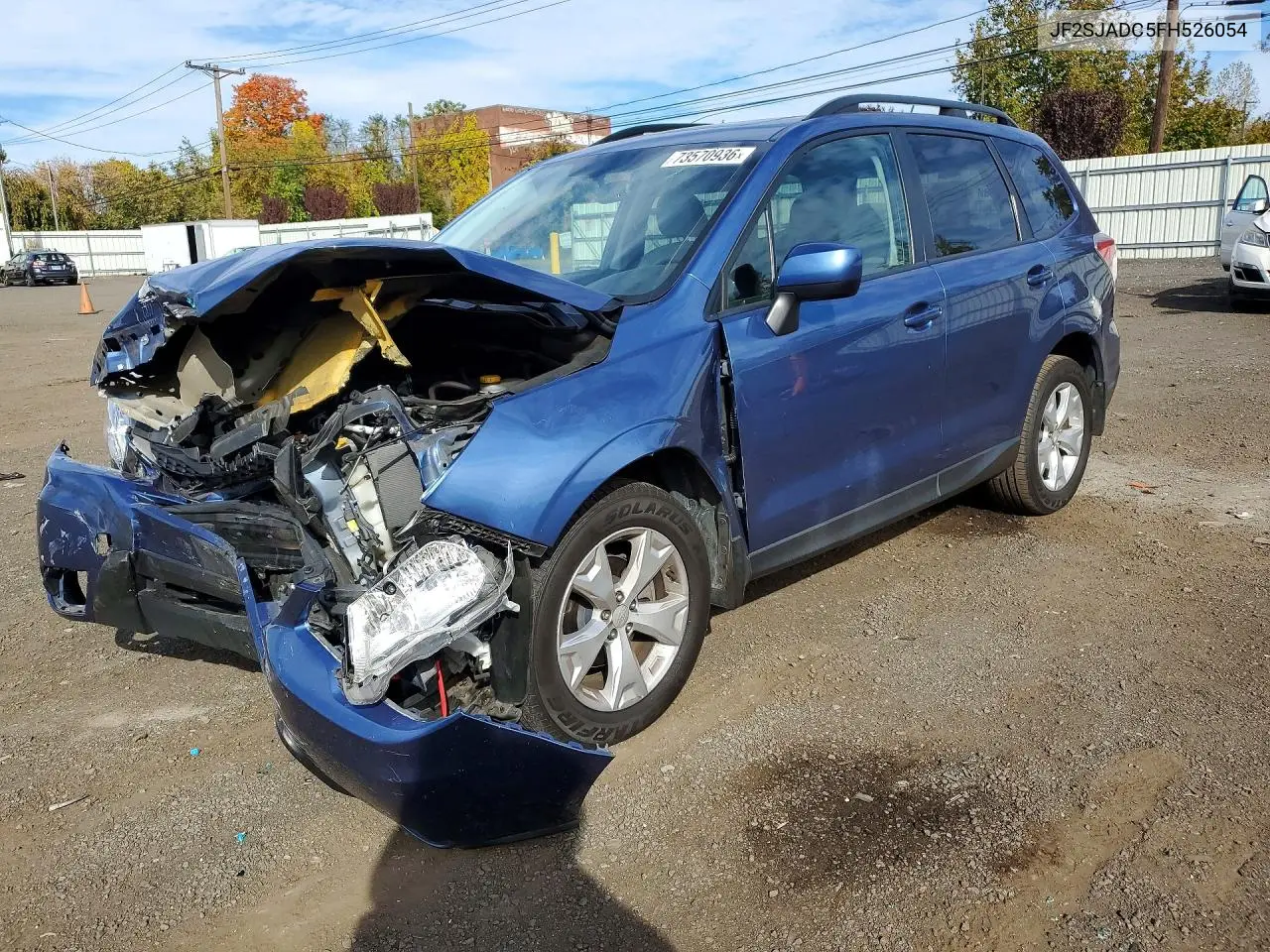 SUBARU FORESTER 2015, VIN JF2SJADC5FH526054