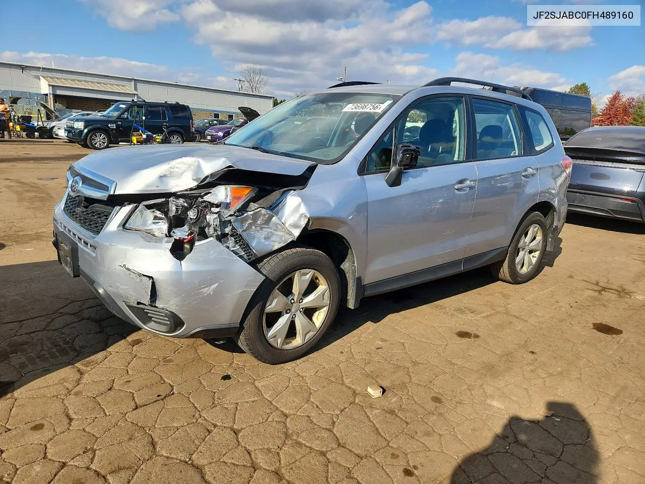 SUBARU FORESTER 2015, VIN JF2SJABC0FH489160