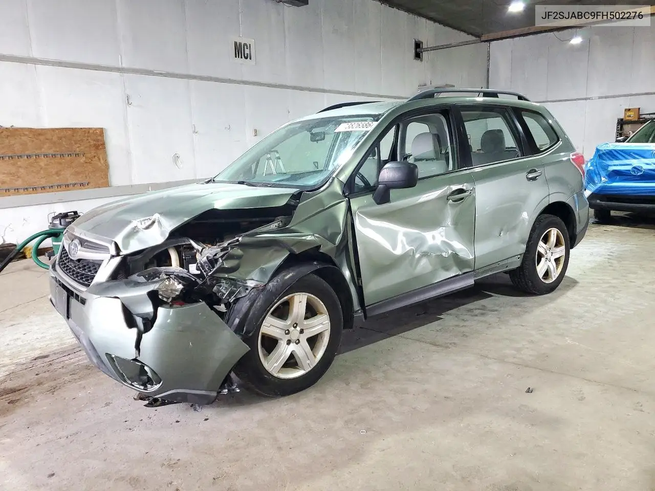 SUBARU FORESTER 2015, VIN JF2SJABC9FH502276