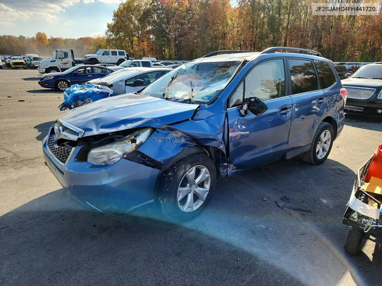 SUBARU FORESTER 2015, VIN JF2SJAHC4FH441720