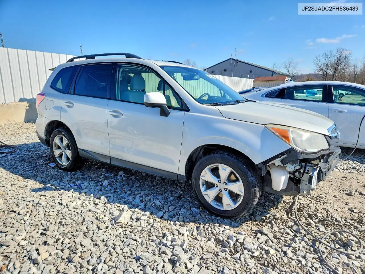 2015 SUBARU FORESTER VIN JF2SJADC2FH536489 — фото 4