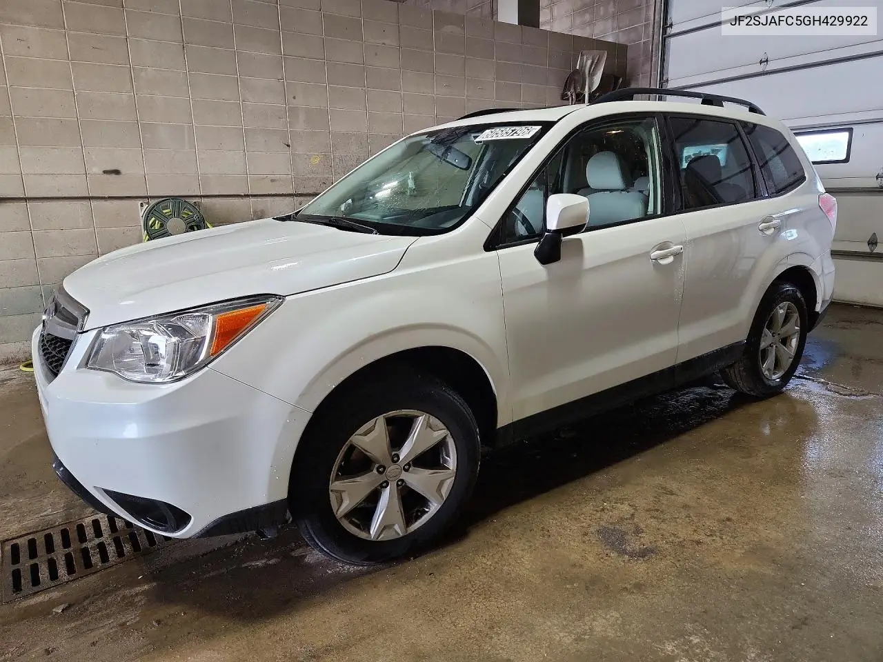 SUBARU FORESTER 2016, VIN JF2SJAFC5GH429922