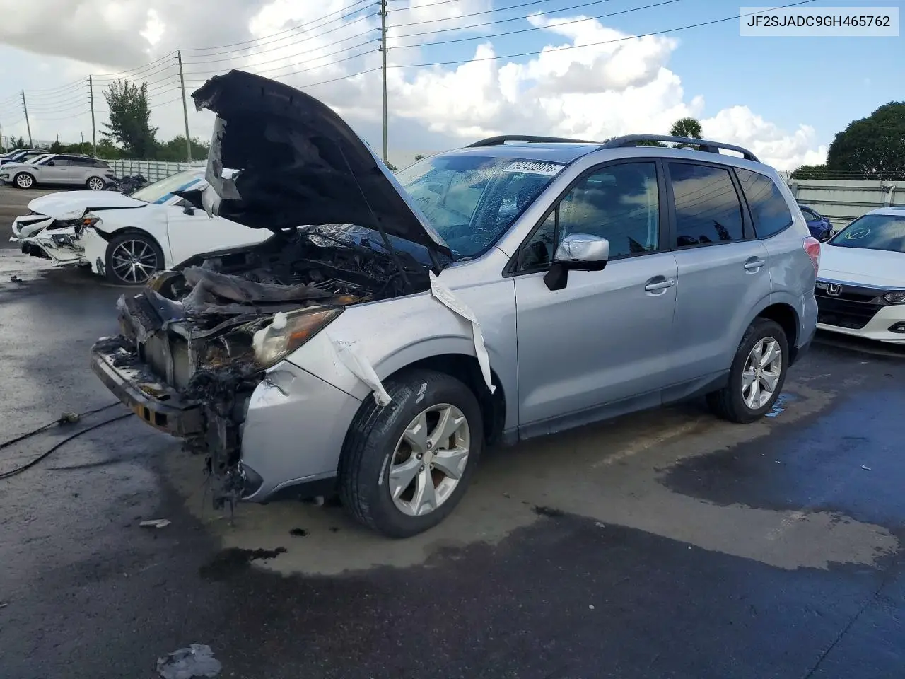 SUBARU FORESTER 2016, VIN JF2SJADC9GH465762