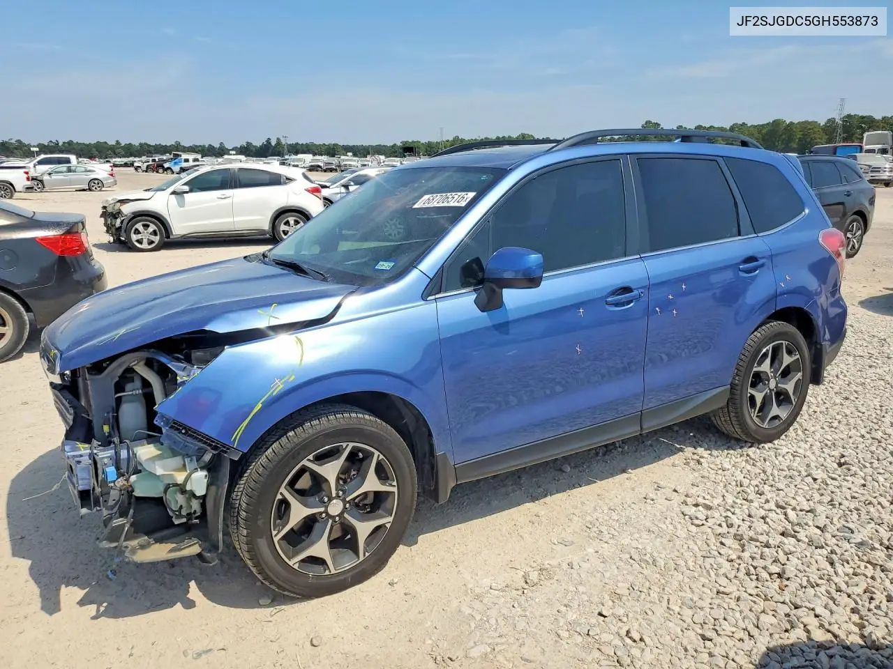 SUBARU FORESTER 2016, VIN JF2SJGDC5GH553873