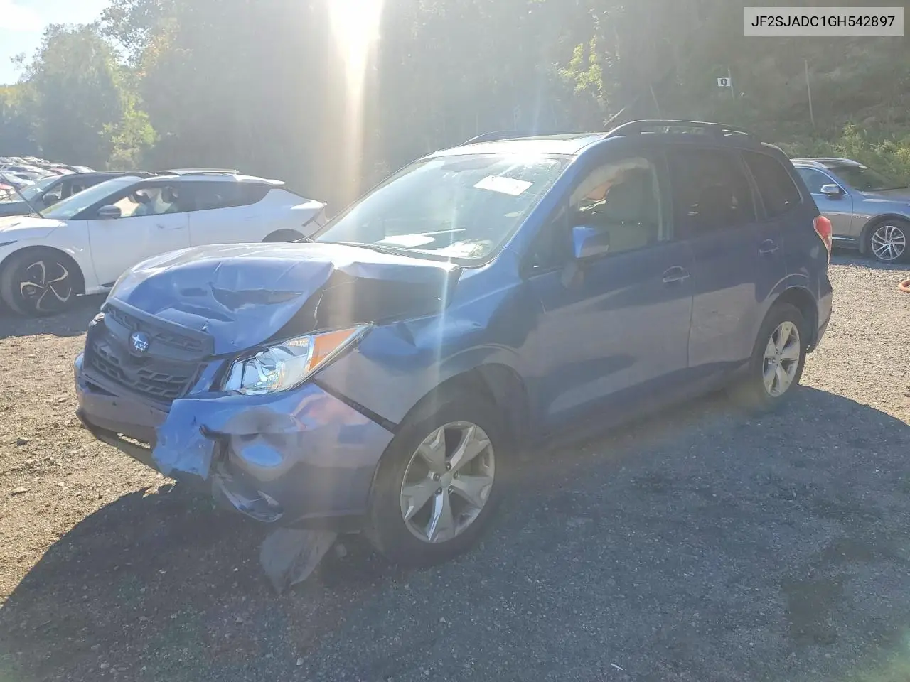 SUBARU FORESTER 2016, VIN JF2SJADC1GH542897