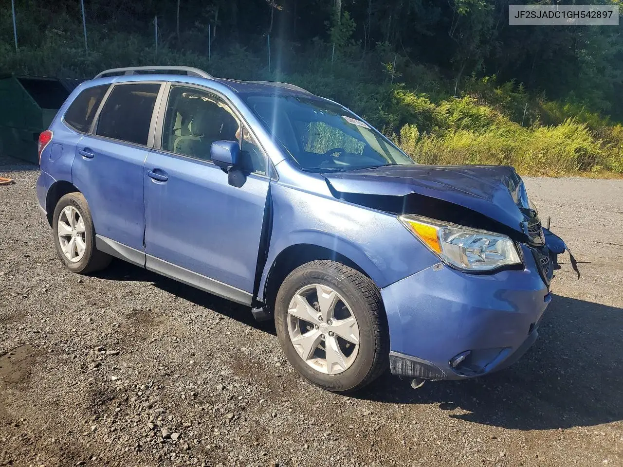 2016 SUBARU FORESTER VIN JF2SJADC1GH542897 — фото 4