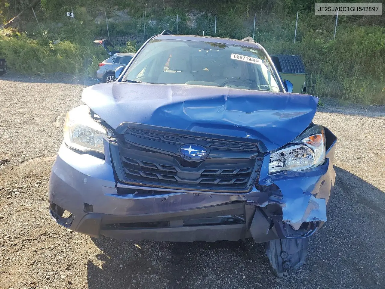 2016 SUBARU FORESTER VIN JF2SJADC1GH542897 — фото 5