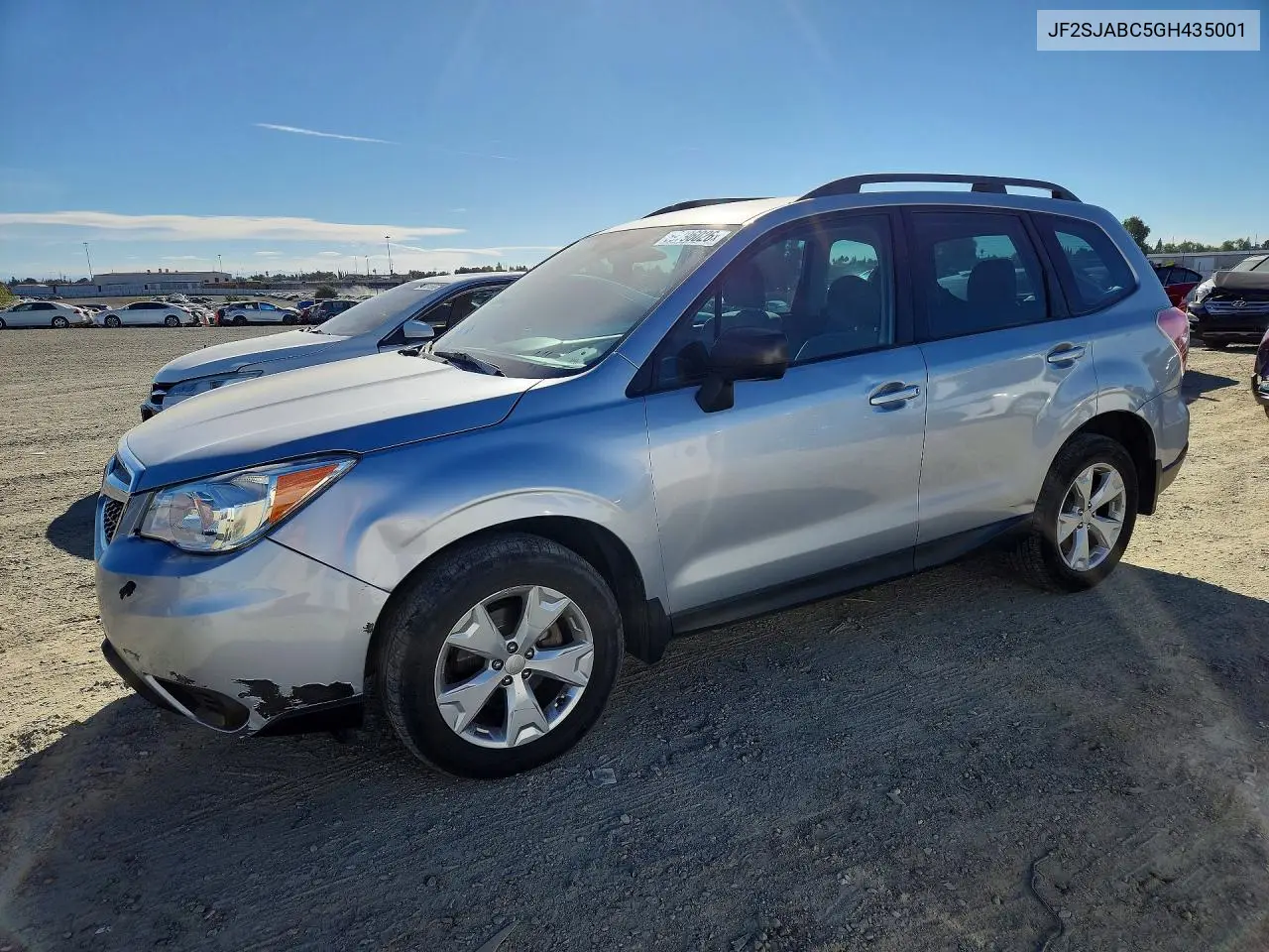 SUBARU FORESTER 2016, VIN JF2SJABC5GH435001