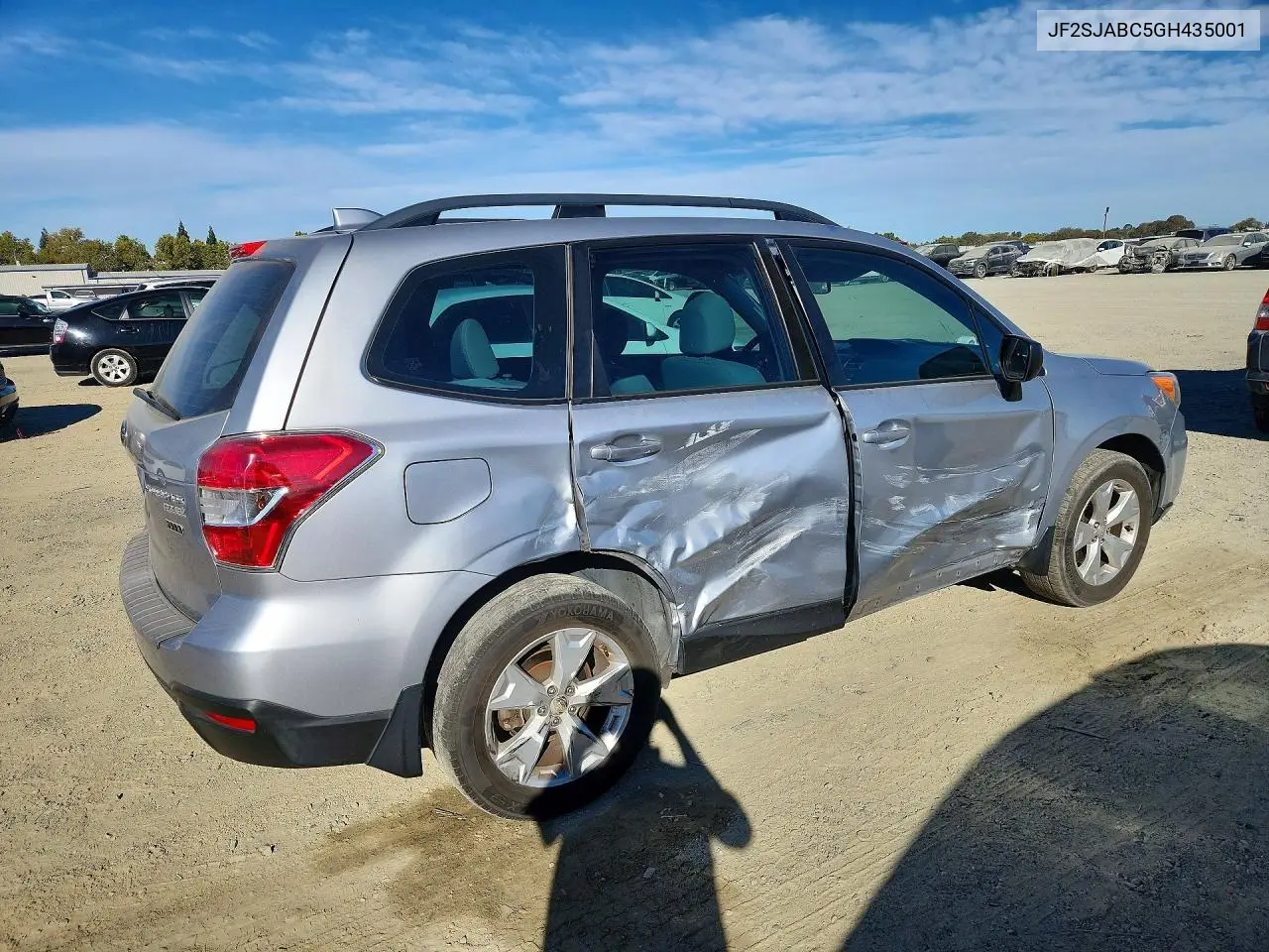 2016 SUBARU FORESTER VIN JF2SJABC5GH435001 — фото 3