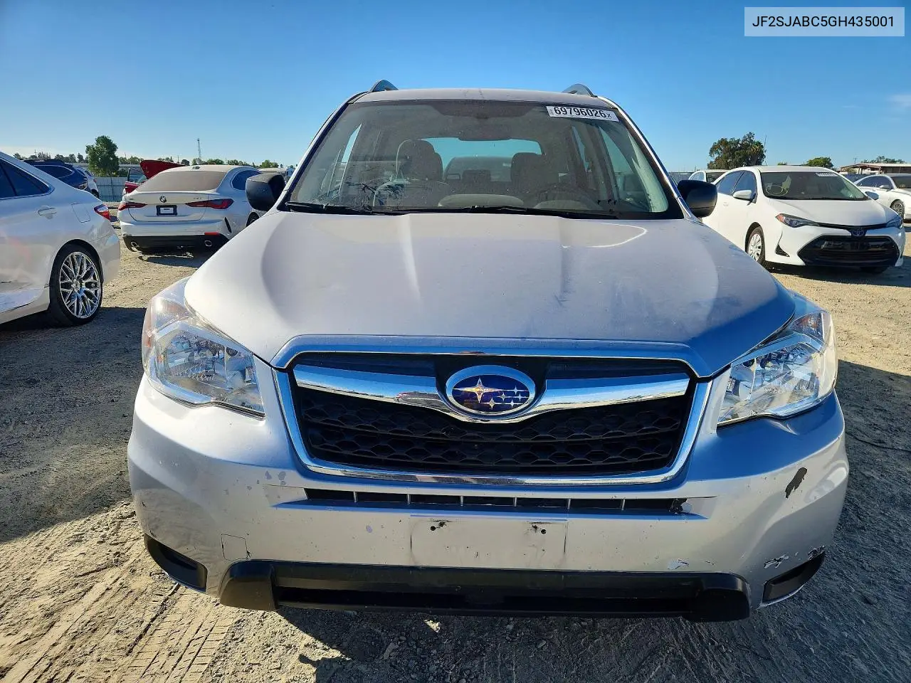 2016 SUBARU FORESTER VIN JF2SJABC5GH435001 — фото 5