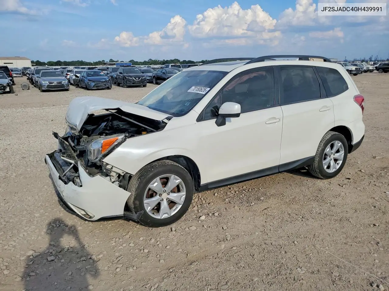 SUBARU FORESTER 2016, VIN JF2SJADC4GH439991
