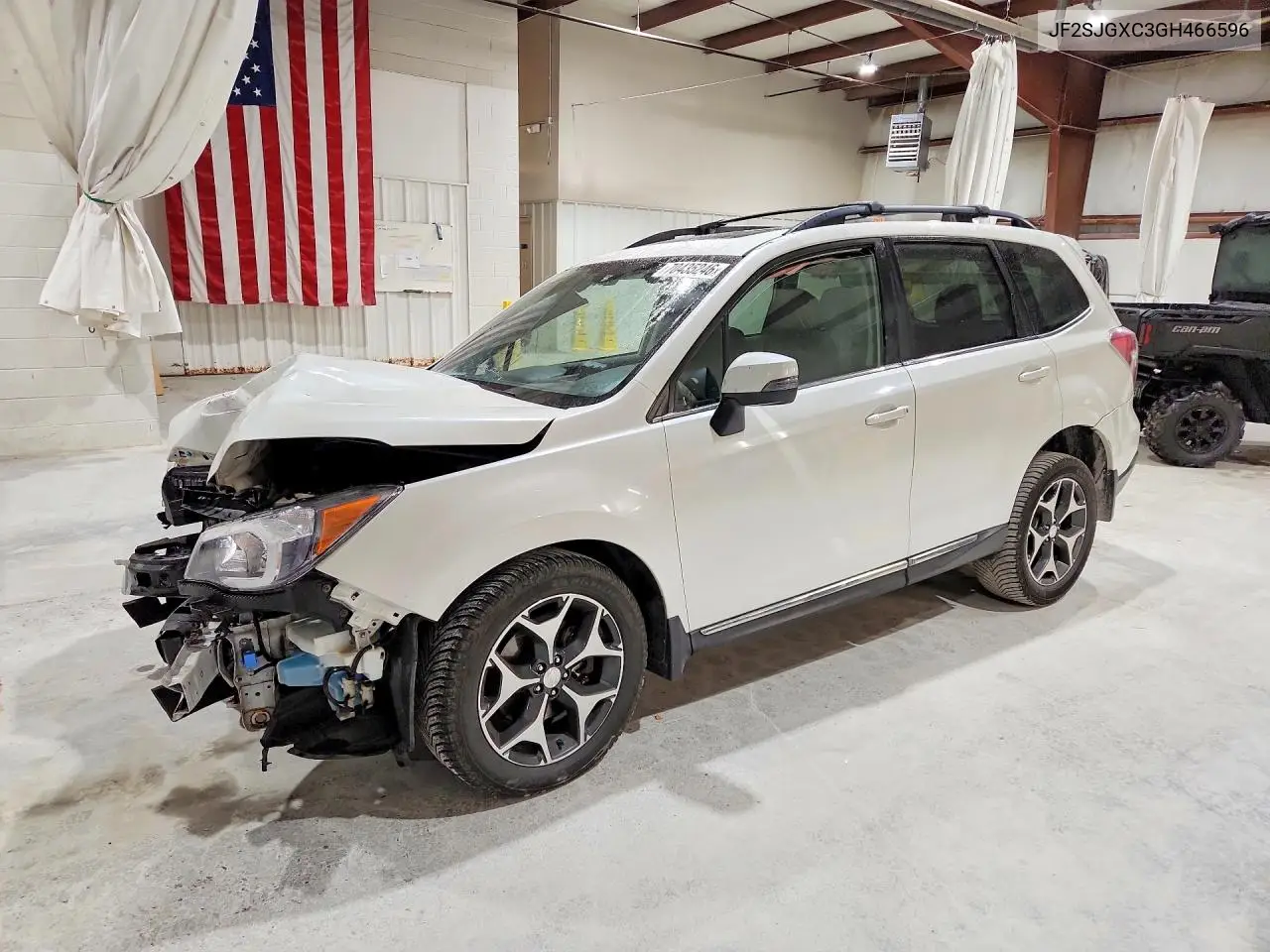 SUBARU FORESTER 2016, VIN JF2SJGXC3GH466596