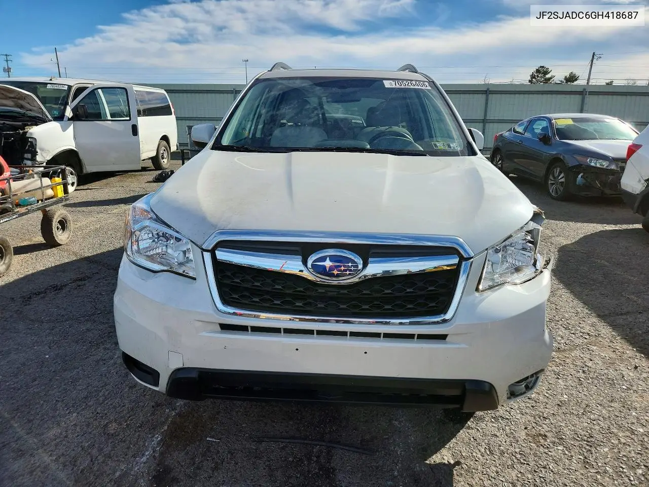 2016 SUBARU FORESTER VIN JF2SJADC6GH418687 — фото 5