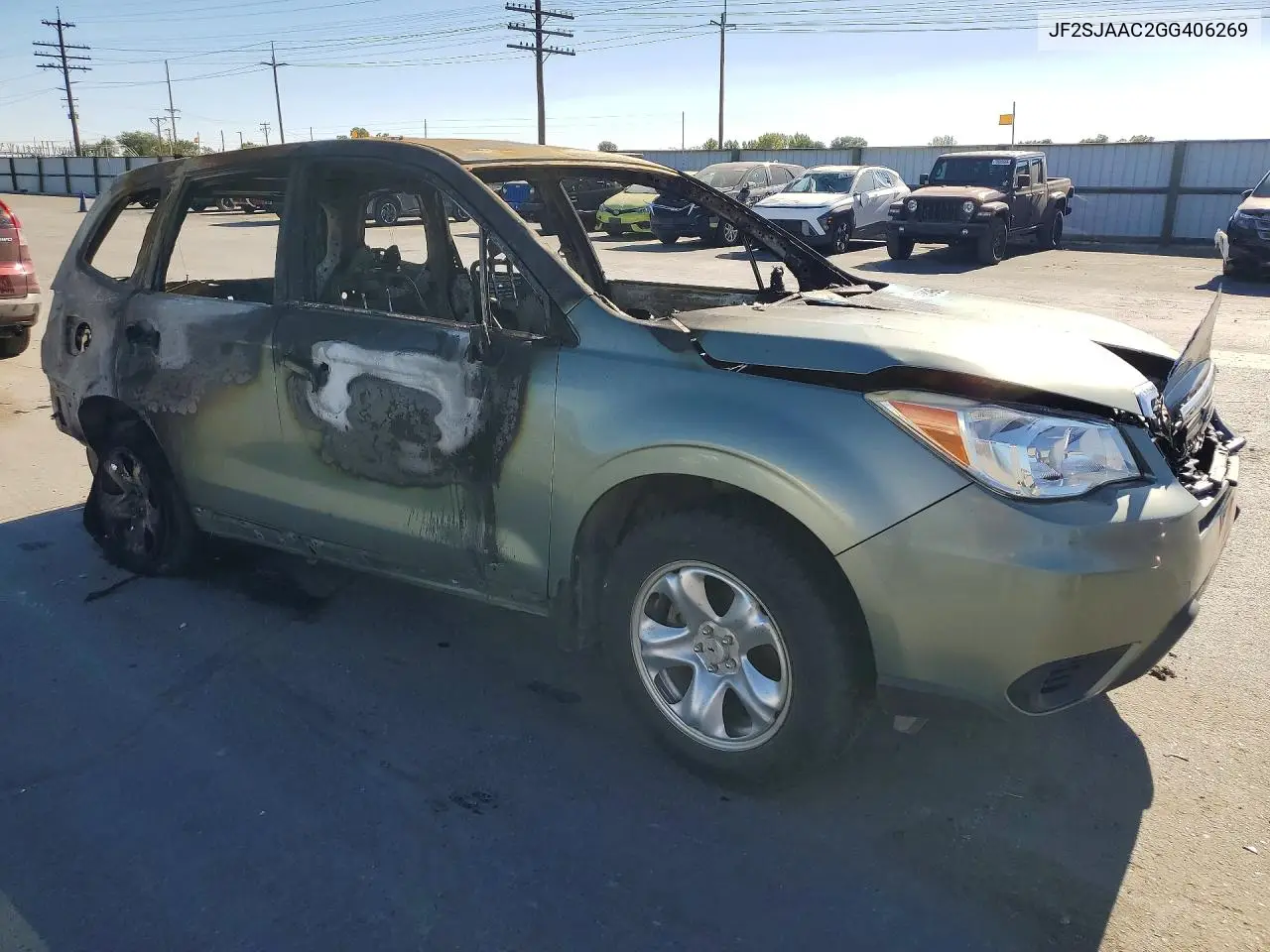 2016 SUBARU FORESTER VIN JF2SJAAC2GG406269 — фото 4