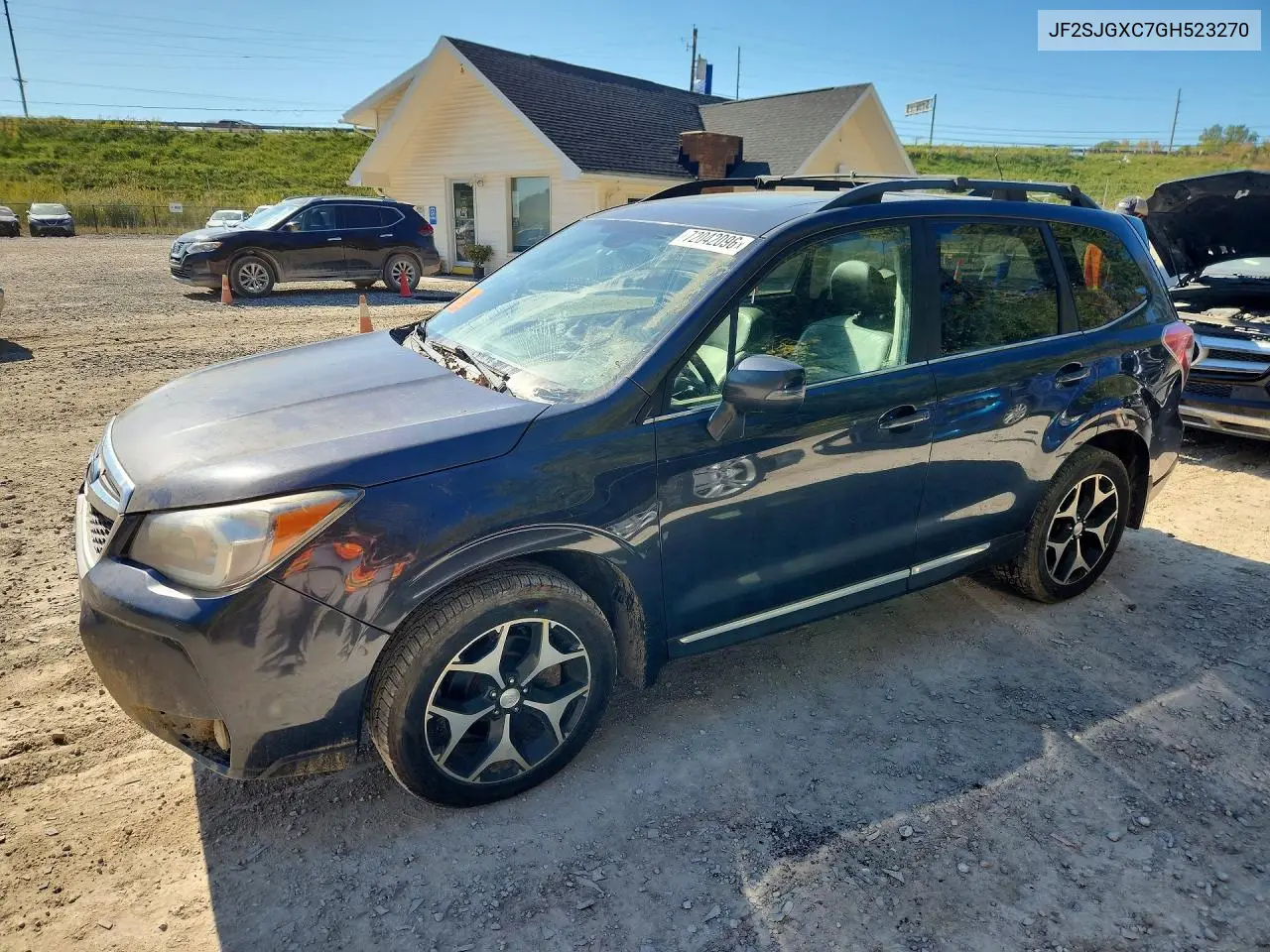 SUBARU FORESTER 2016, VIN JF2SJGXC7GH523270