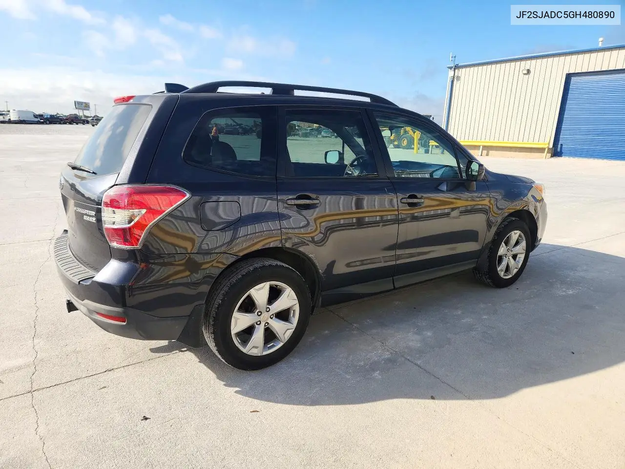 2016 SUBARU FORESTER VIN JF2SJADC5GH480890 — фото 3