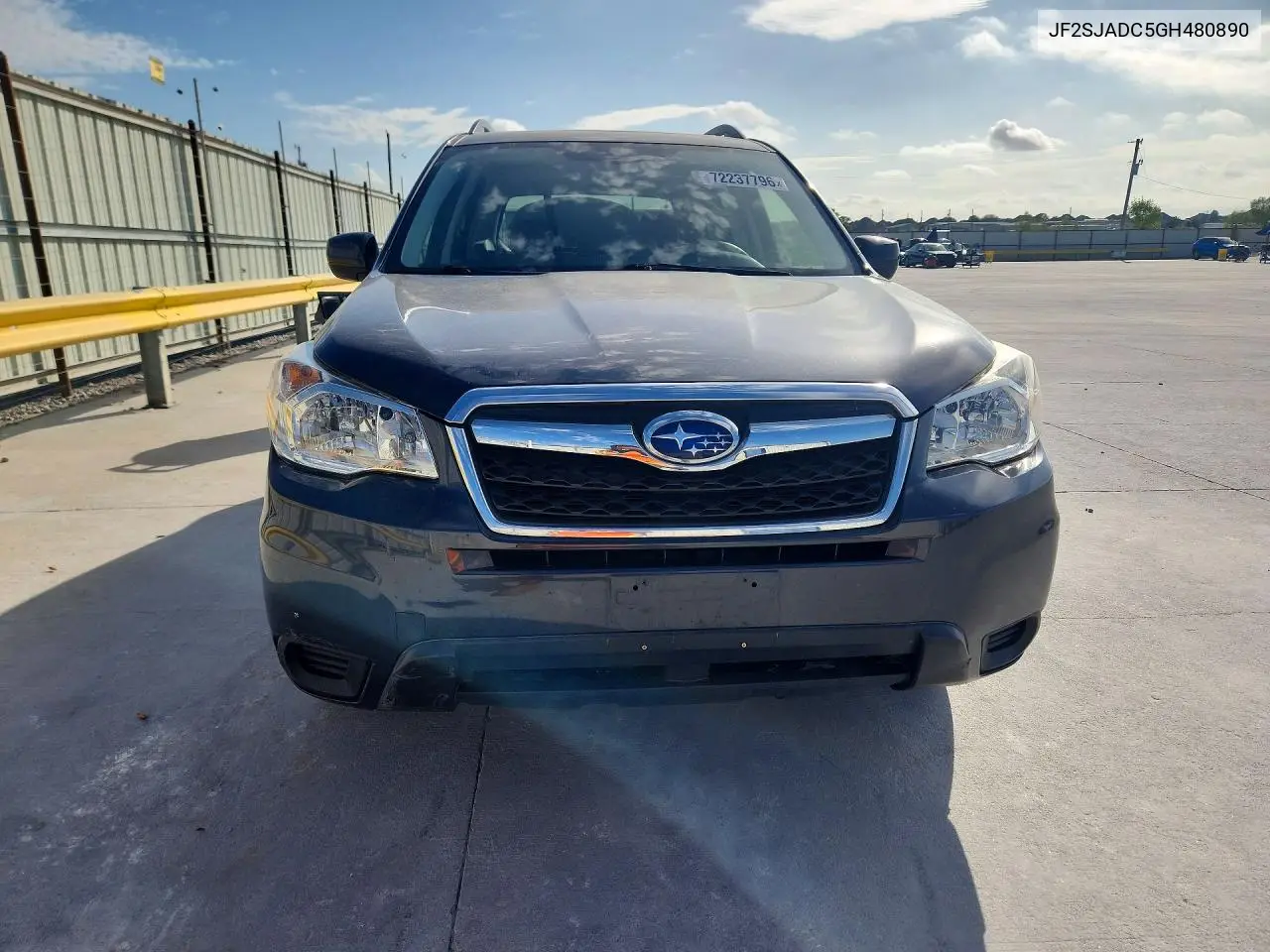 2016 SUBARU FORESTER VIN JF2SJADC5GH480890 — фото 5