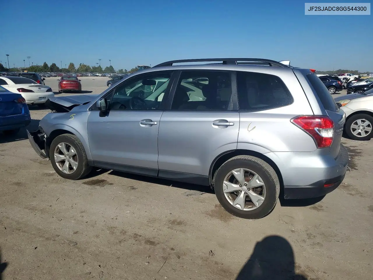 2016 SUBARU FORESTER VIN JF2SJADC8GG544300 — фото 2