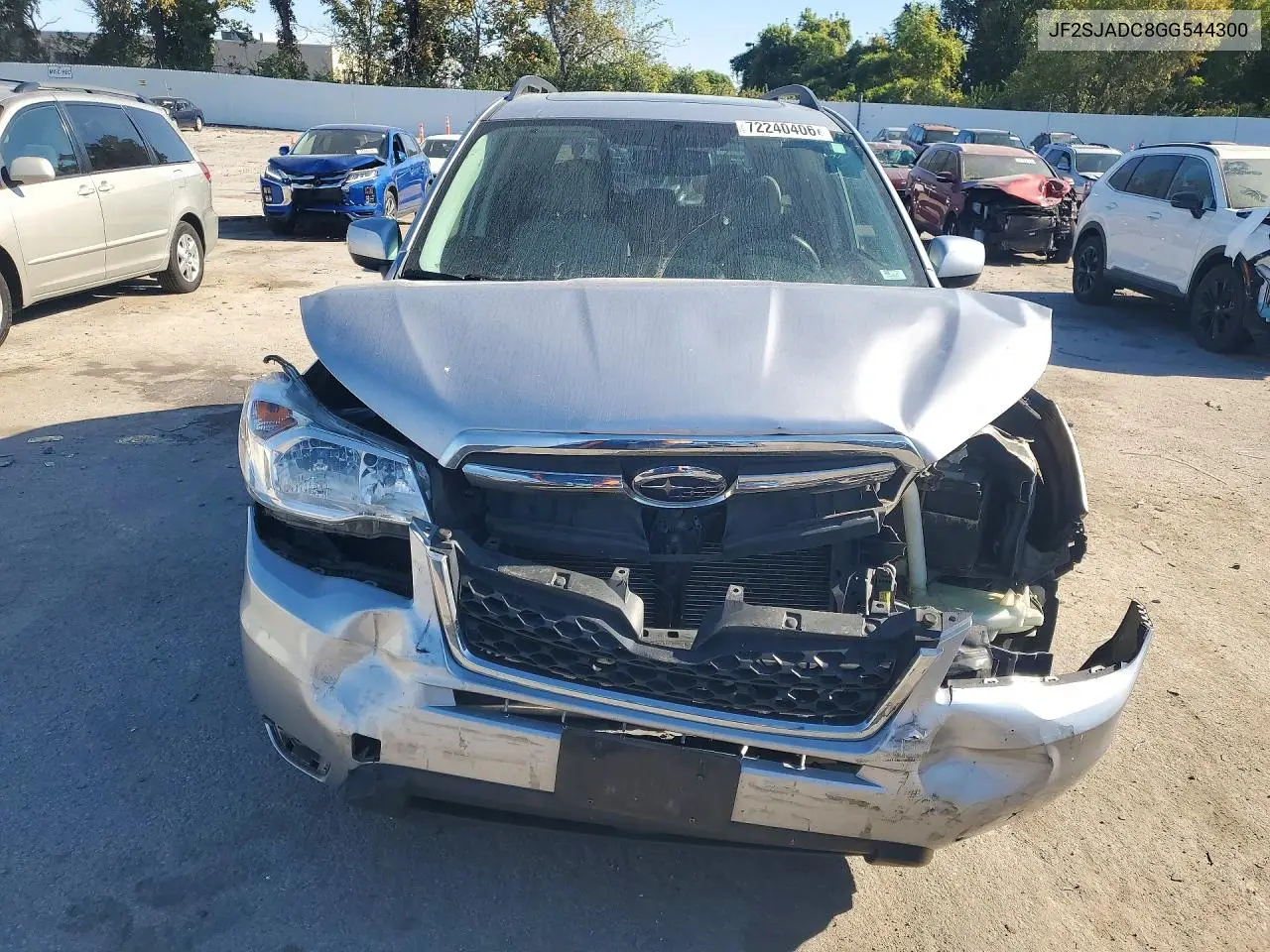 2016 SUBARU FORESTER VIN JF2SJADC8GG544300 — фото 5