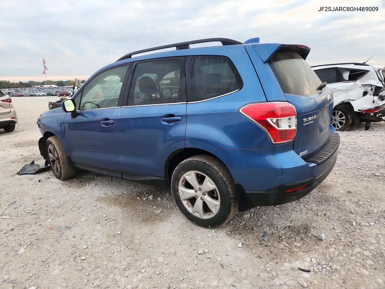 2016 SUBARU FORESTER VIN JF2SJARC8GH489009 — фото 2