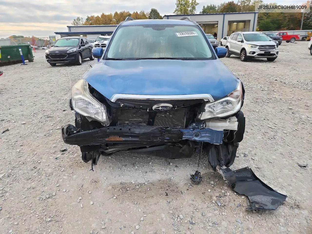 2016 SUBARU FORESTER VIN JF2SJARC8GH489009 — фото 5