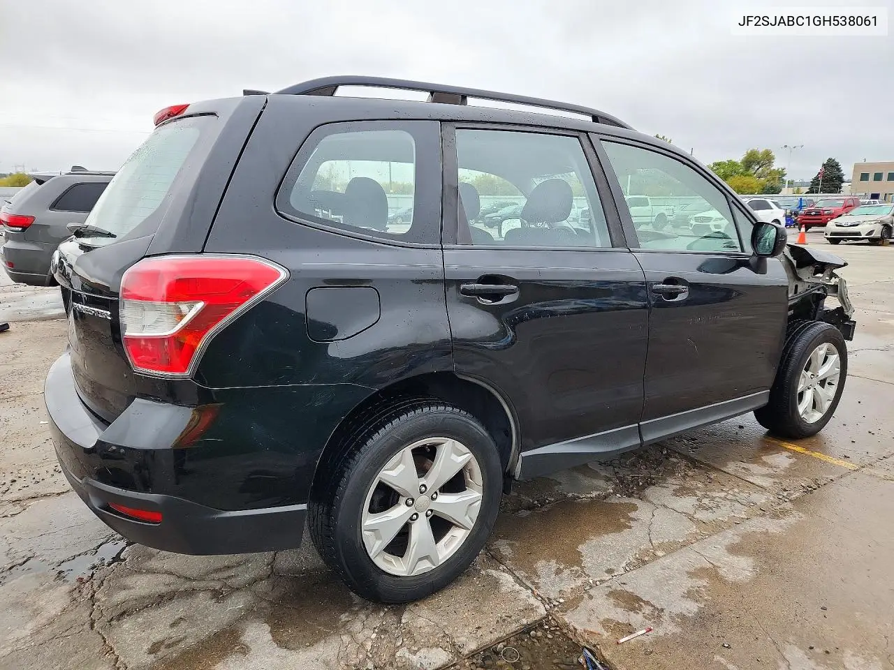 2016 SUBARU FORESTER VIN JF2SJABC1GH538061 — фото 3