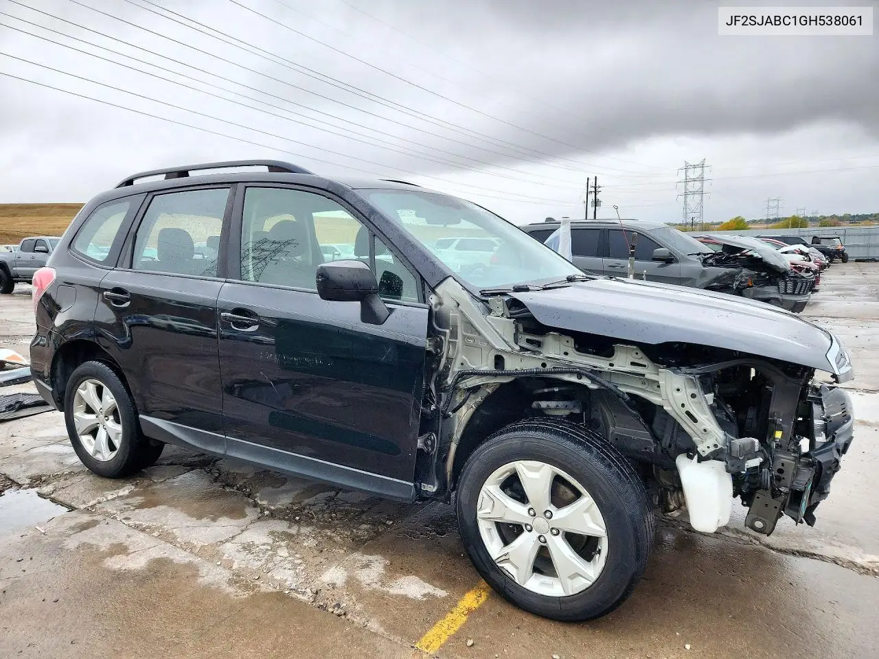 2016 SUBARU FORESTER VIN JF2SJABC1GH538061 — фото 4