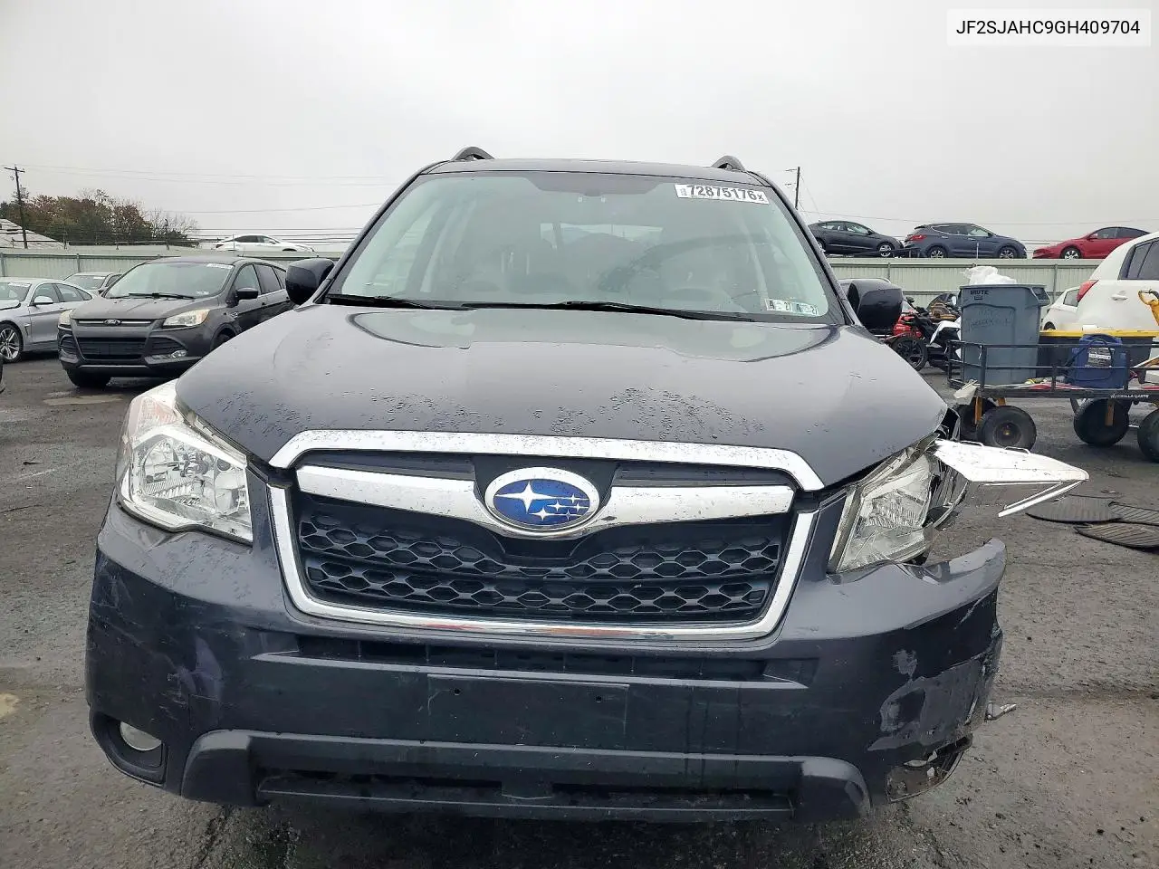 2016 SUBARU FORESTER VIN JF2SJAHC9GH409704 — фото 5
