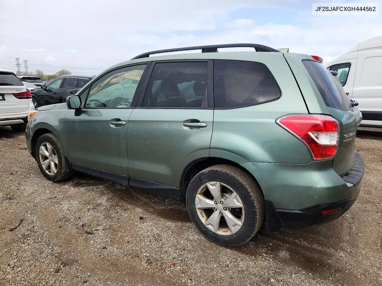 2016 SUBARU FORESTER VIN JF2SJAFCXGH444562 — фото 2