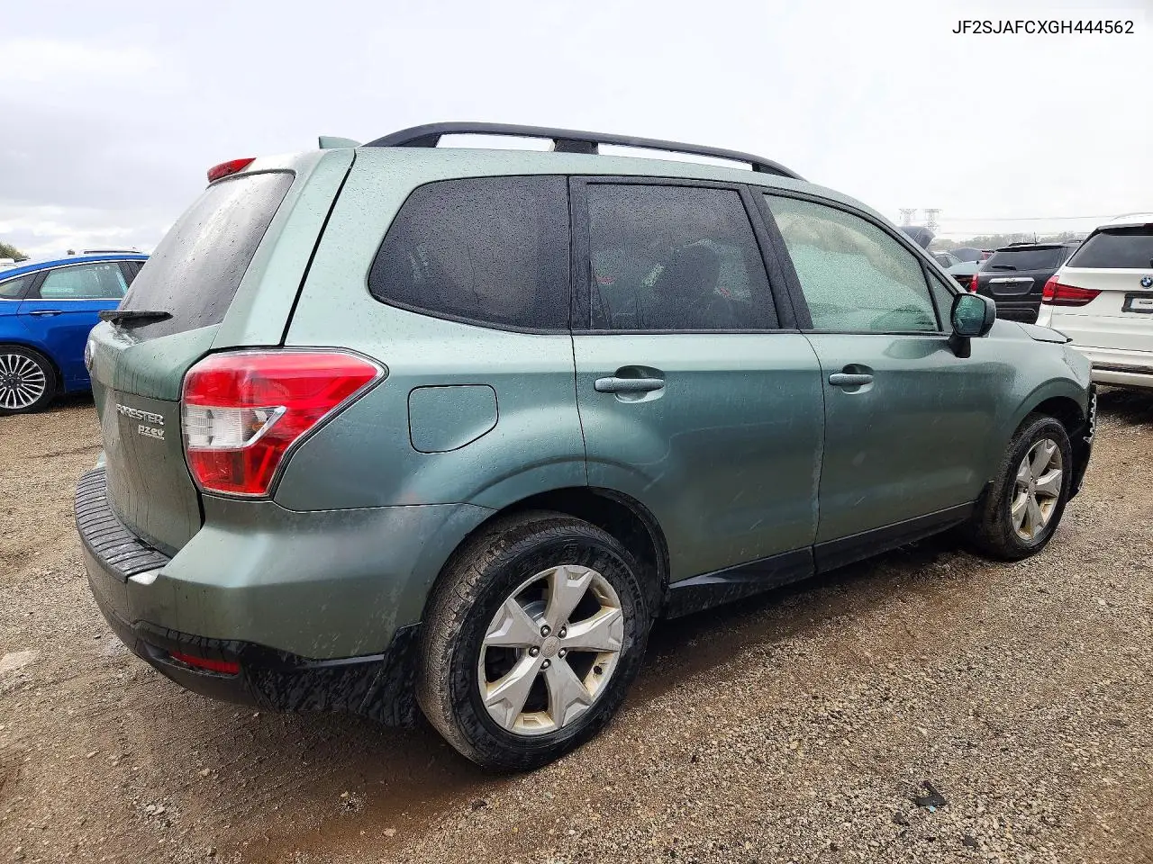 2016 SUBARU FORESTER VIN JF2SJAFCXGH444562 — фото 3