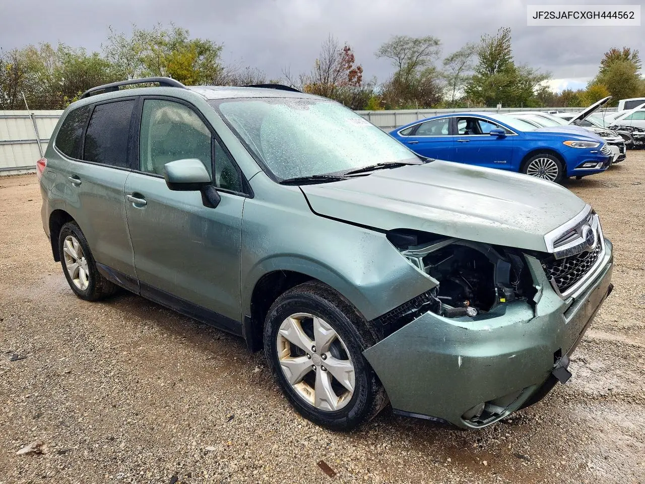 2016 SUBARU FORESTER VIN JF2SJAFCXGH444562 — фото 4