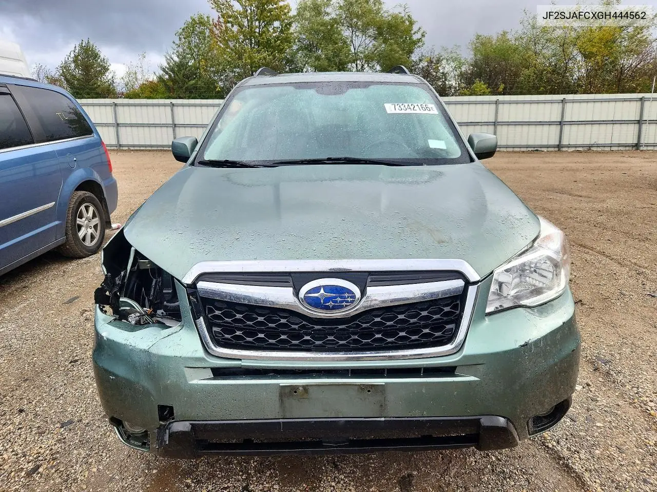 2016 SUBARU FORESTER VIN JF2SJAFCXGH444562 — фото 5