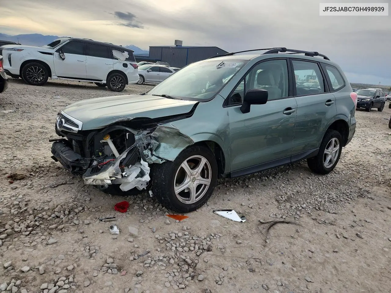 SUBARU FORESTER 2016, VIN JF2SJABC7GH498939