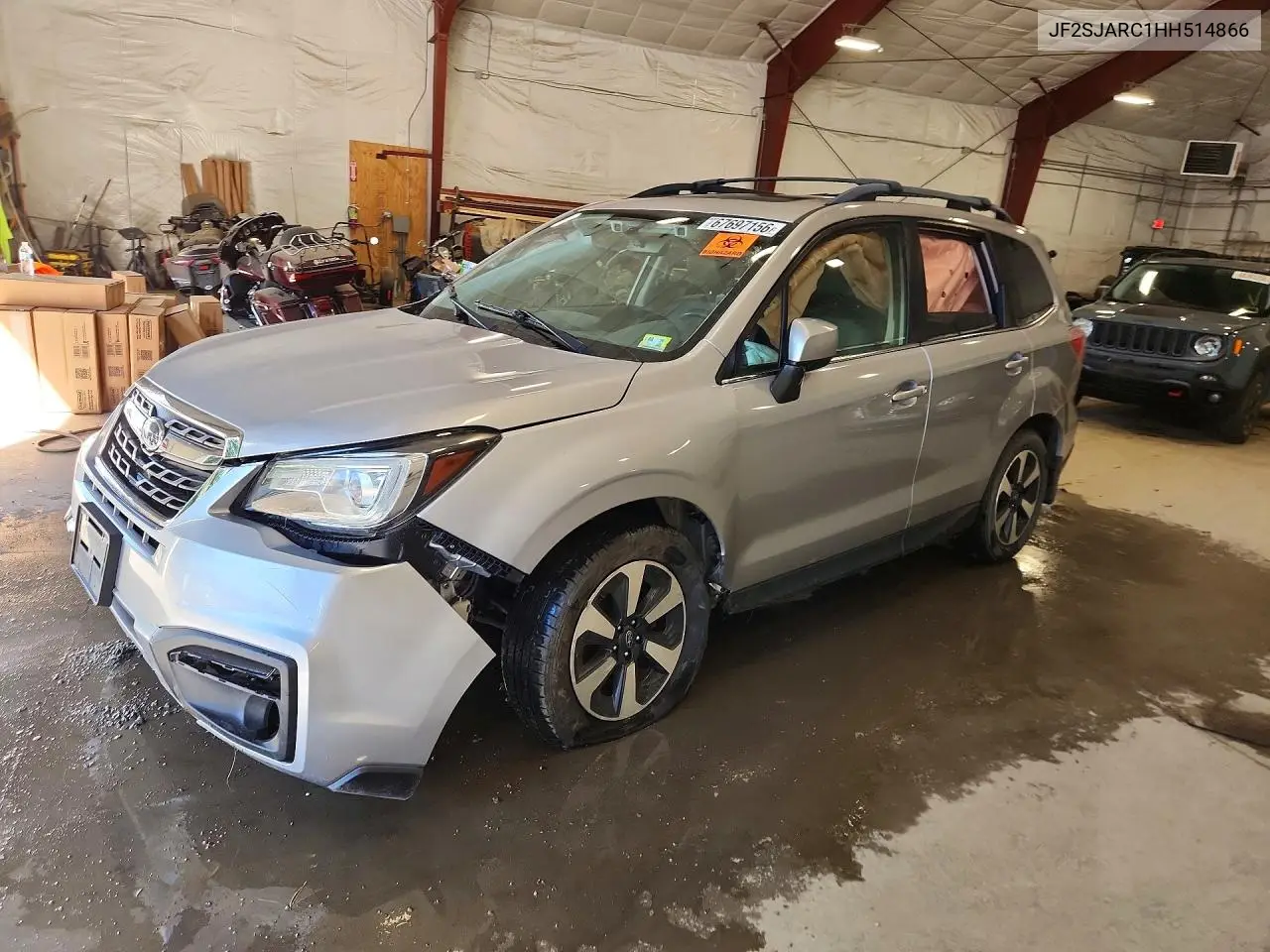 SUBARU FORESTER 2017, VIN JF2SJARC1HH514866