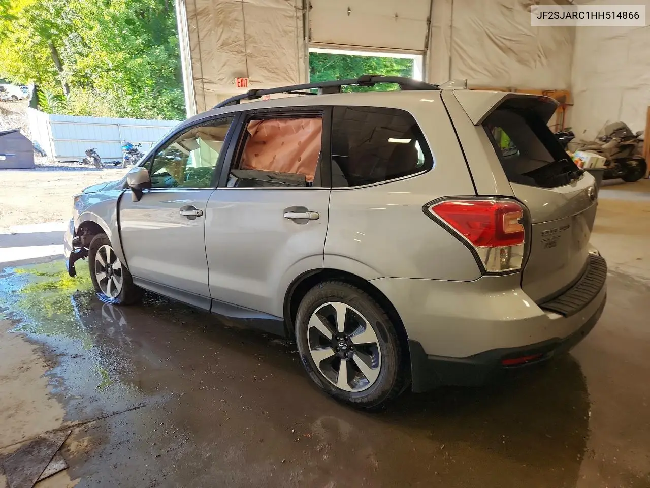 2017 SUBARU FORESTER VIN JF2SJARC1HH514866 — фото 2