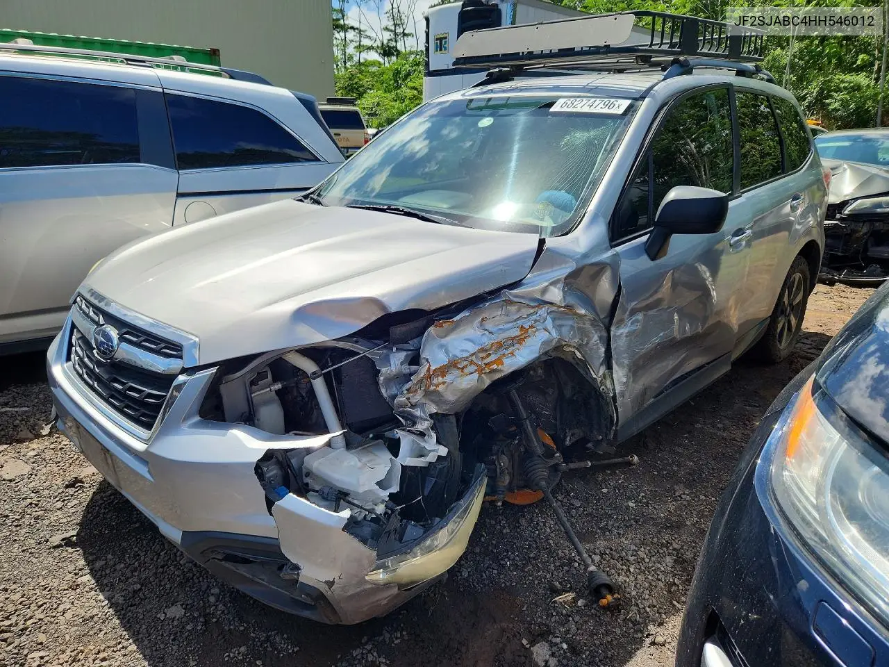 SUBARU FORESTER 2017, VIN JF2SJABC4HH546012