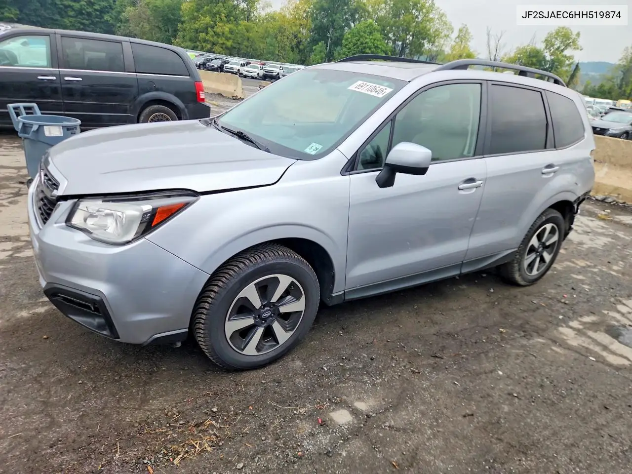 SUBARU FORESTER 2017, VIN JF2SJAEC6HH519874